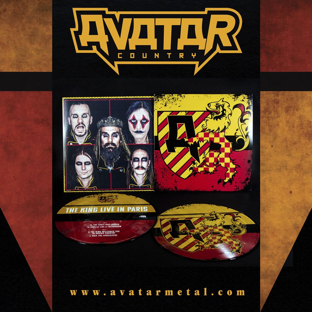 Avatar Band TShirt Avatar Logo Black Tee Shirt Melodic Death Metal  NuMetal Merchandise  Metal Merch TShirts  Metal Merchandise TShirts