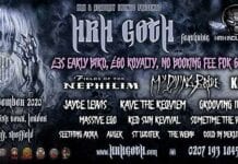 HRH GOTH Festival Featuring HRH INDUSTRIAL Billing Announced: FIELDS OF NEPHILIM, MY DYING BRIDE, KMFDM