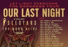THE WORD ALIVE Announces Fall 2019 Tour with Our Last Night