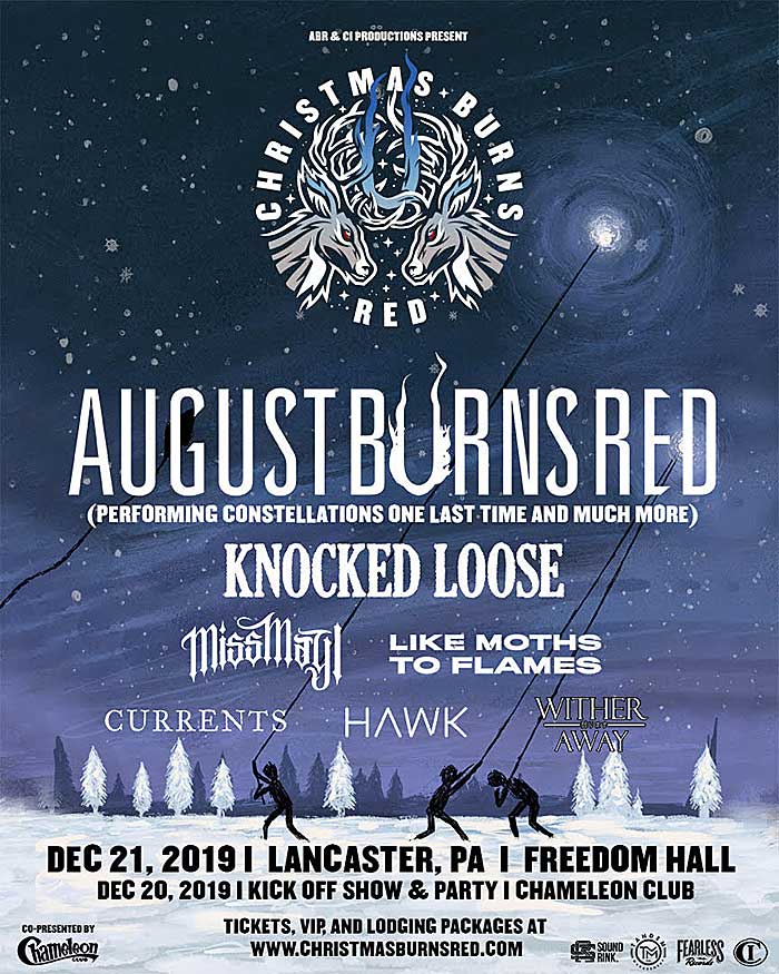 AUGUST BURNS RED Add Knocked Loose to Holiday Show OUTBURN ONLINE