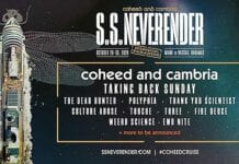 COHEED AND CAMBRIA and Sixthman Partner for Inaugural Cruise with Special Guests Taking Back Sunday