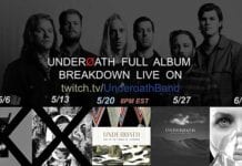 UNDEROATH to Dive into Lost in the Sound of Separation on Twitch