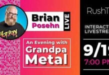 BRIAN POSEHN Comedy & Heavy Metal Show Livestream