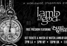 LAMB OF GOD 9.18.20 Worldwide Streaming Event