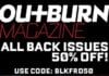 OUTBURN MAGAZINE BACK ISSUES ON SALE FOR 50% OFF!