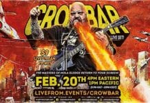 CROWBAR Returns with Exclusive Livestream This Saturday