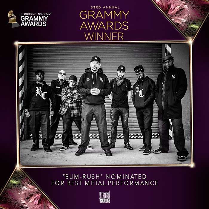 BODY COUNT Wins “Best Metal Performance” At The 63rd Annual Grammy