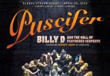 PUSCIFER Presents “Billy D and The Hall of Feathered Serpents Featuring Money $hot by Puscifer” Streaming Event