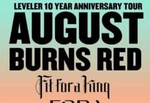 AUGUST BURNS RED Announce Fall 2021 Headline Leveler 10th Anniversary Tour