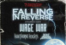 FALLING IN REVERSE Announces “Live from the Unknown” Winter 2022 Headline Tour