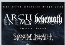 ARCH ENEMY and BEHEMOTH Announce Co-Headlining “North American Siege 2022” Tour