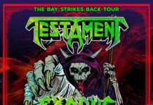 Tickets for the Second Leg of “The Bay Strikes Back Tour” with TESTAMENT, EXODUS, and DEATH ANGEL Are Now On Sale