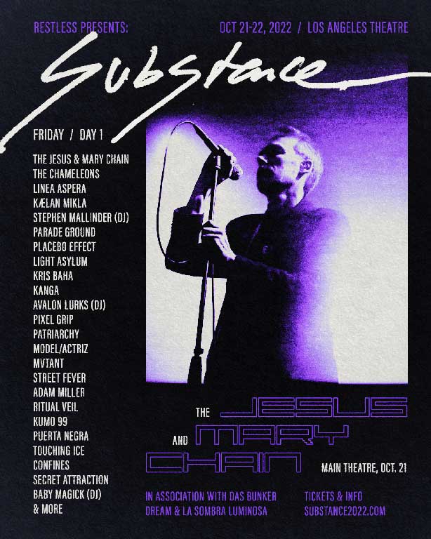 SUBSTANCE LA Music Fest Announces Set Times for Dark Underground Event