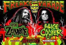 ROB ZOMBIE and ALICE COOPER Announce Freaks on Parade Tour 2023 with Special Guests MINISTRY and FILTER