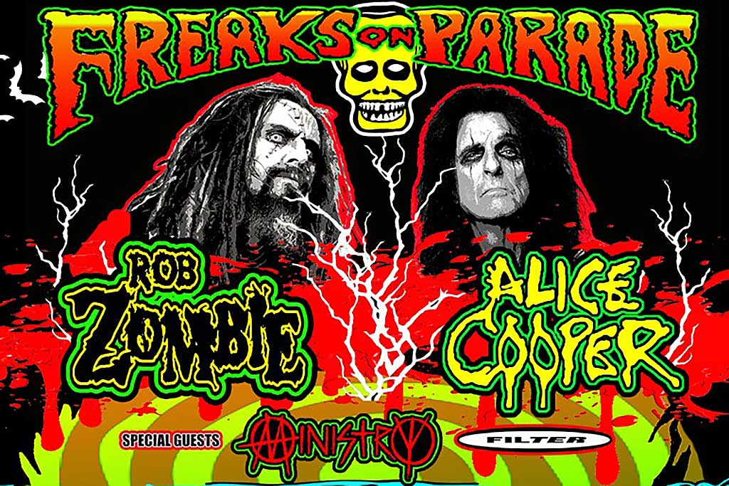 ROB ZOMBIE and ALICE COOPER Announce Freaks on Parade Tour 2023 with