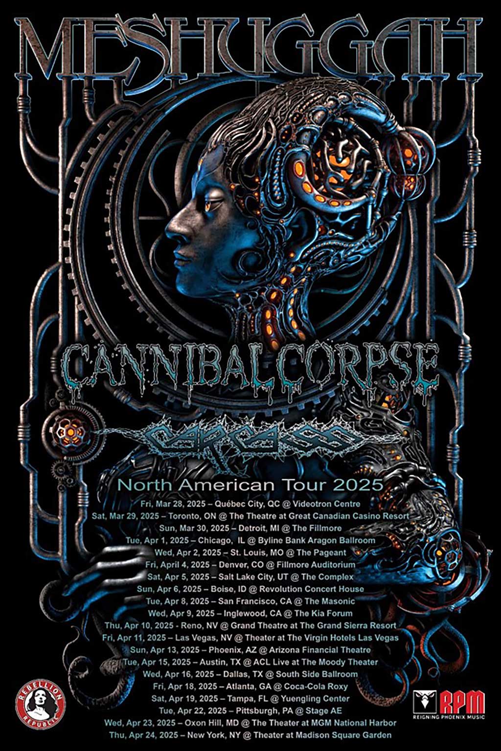 Swedish Metal Icons MESHUGGAH Announce Monumental 2025 North
