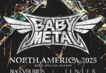 JINJER Announces 2025 North American Tour Dates with Headliners BABYMETAL